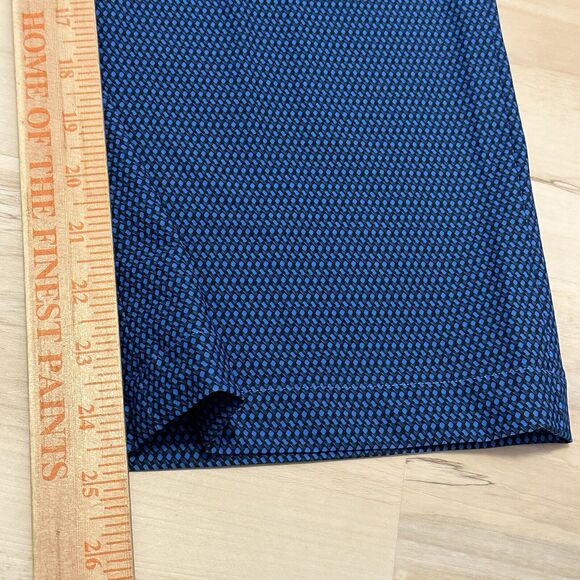 Spanx L Petite Sunshine Solutions Kick Flare Pant Blue Dot Stretch UPF 50 - Picture 8 of 8